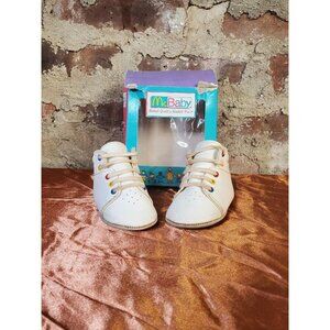 Vintage Mcbaby Soft Genuine Leather Boots Size 2 Baby Shoes Q